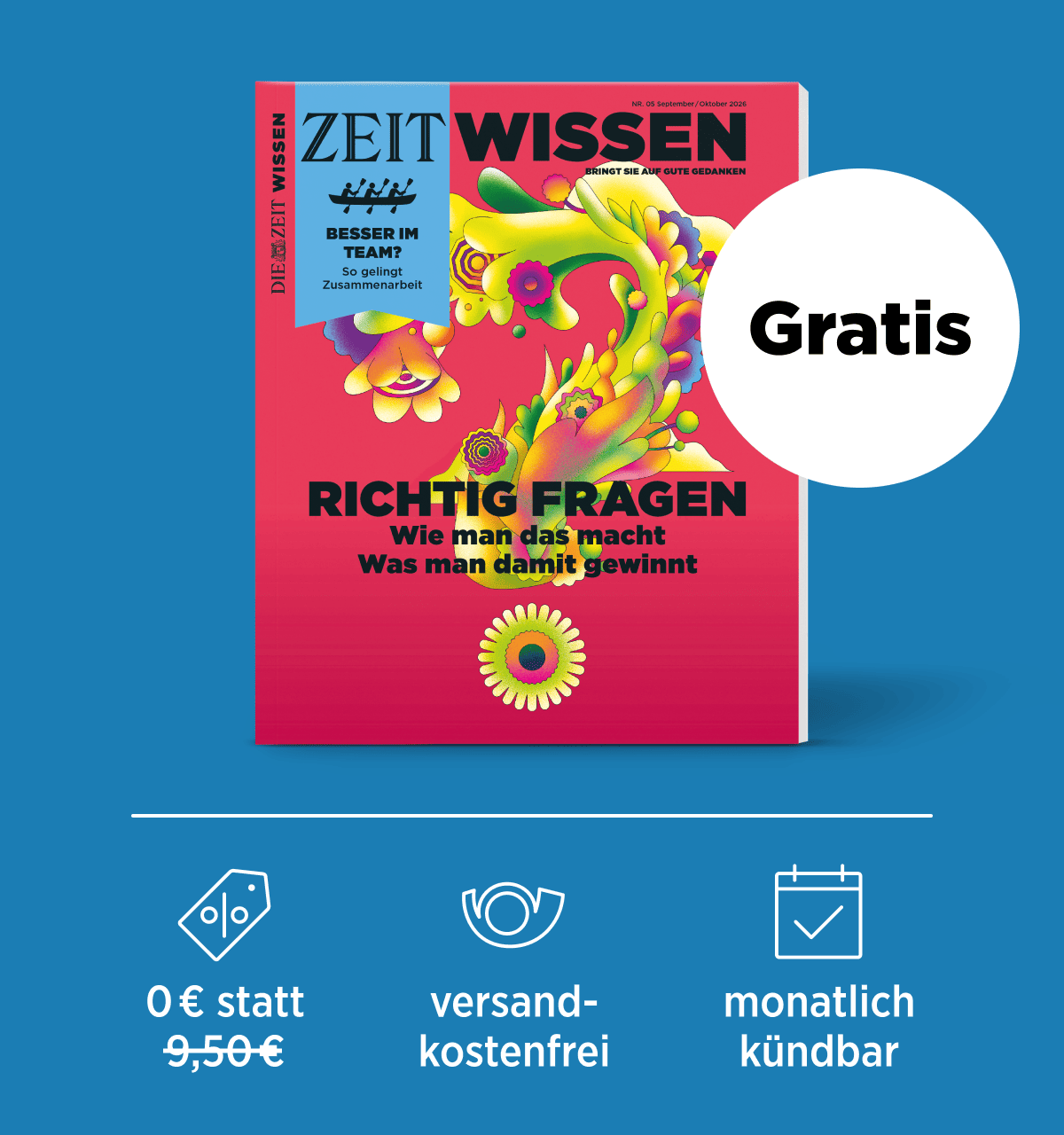 ZEIT WISSEN 1x gratis
