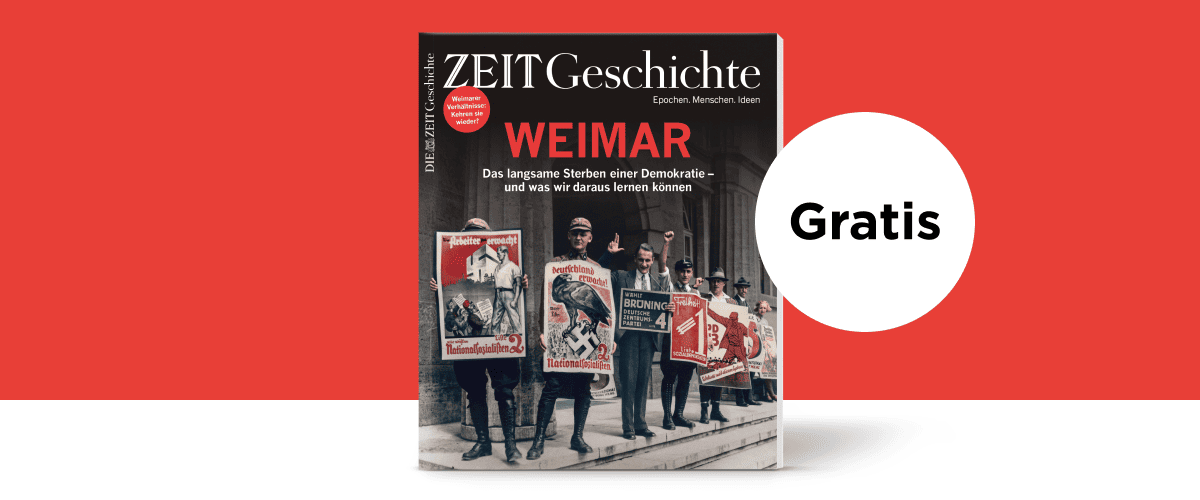 ZEIT Geschichte Ausgabe "Weimar" gratis sichern