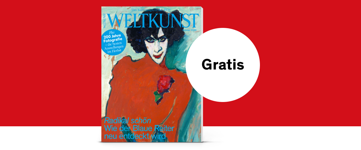 Eine Ausgabe Weltkunst gratis