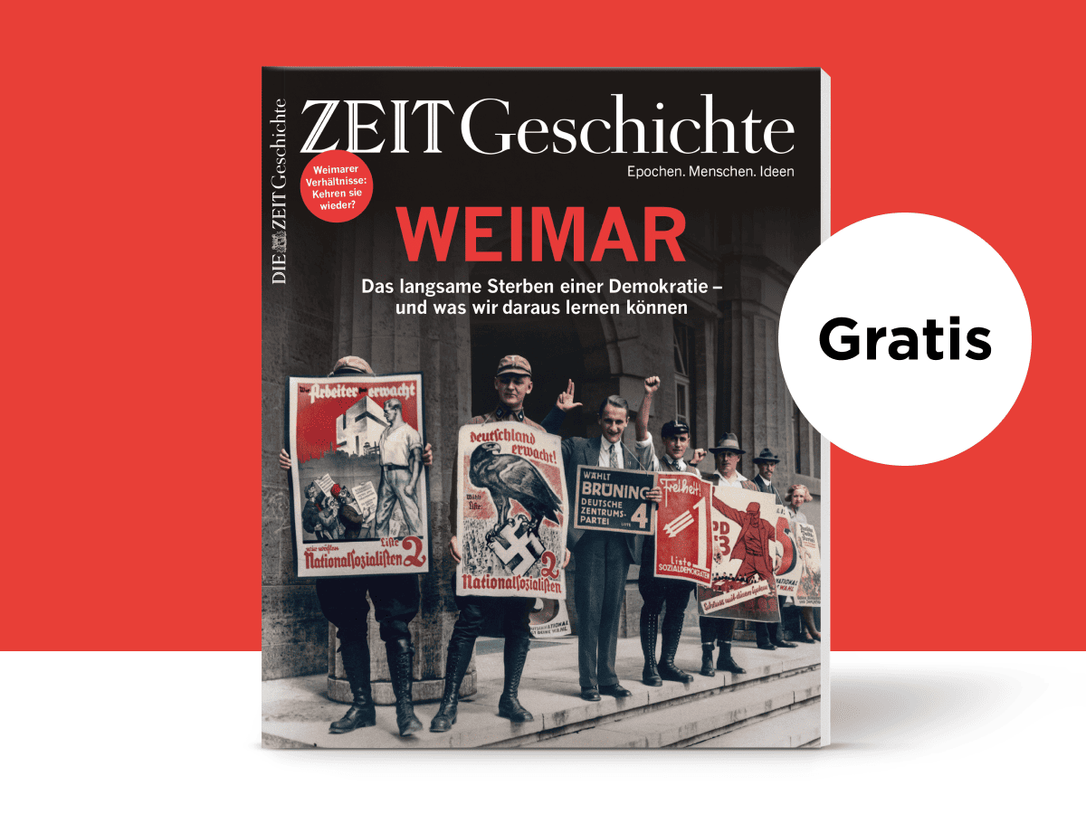 ZEIT Geschichte Ausgabe "Weimar" gratis sichern