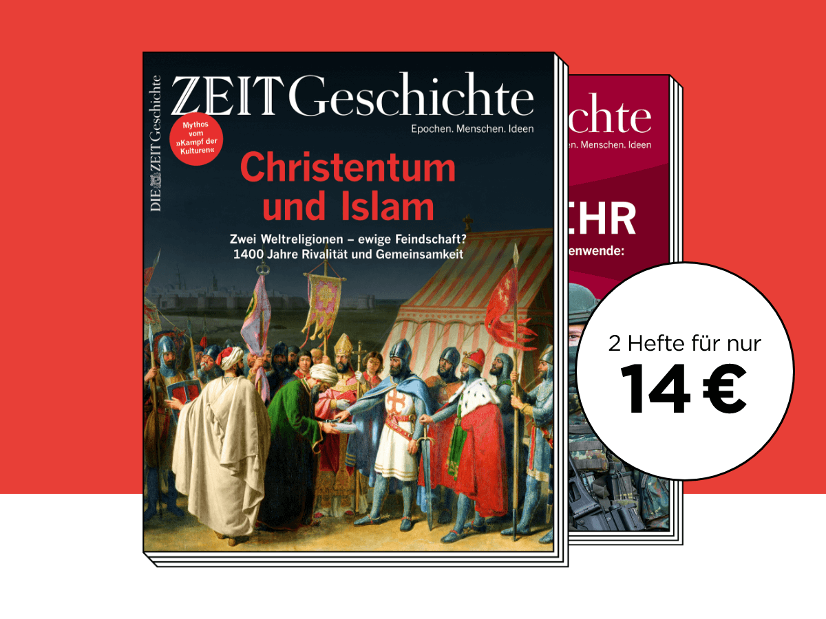 Zwei Hefte ZEIT Geschichte für nur 14 Euro sichern