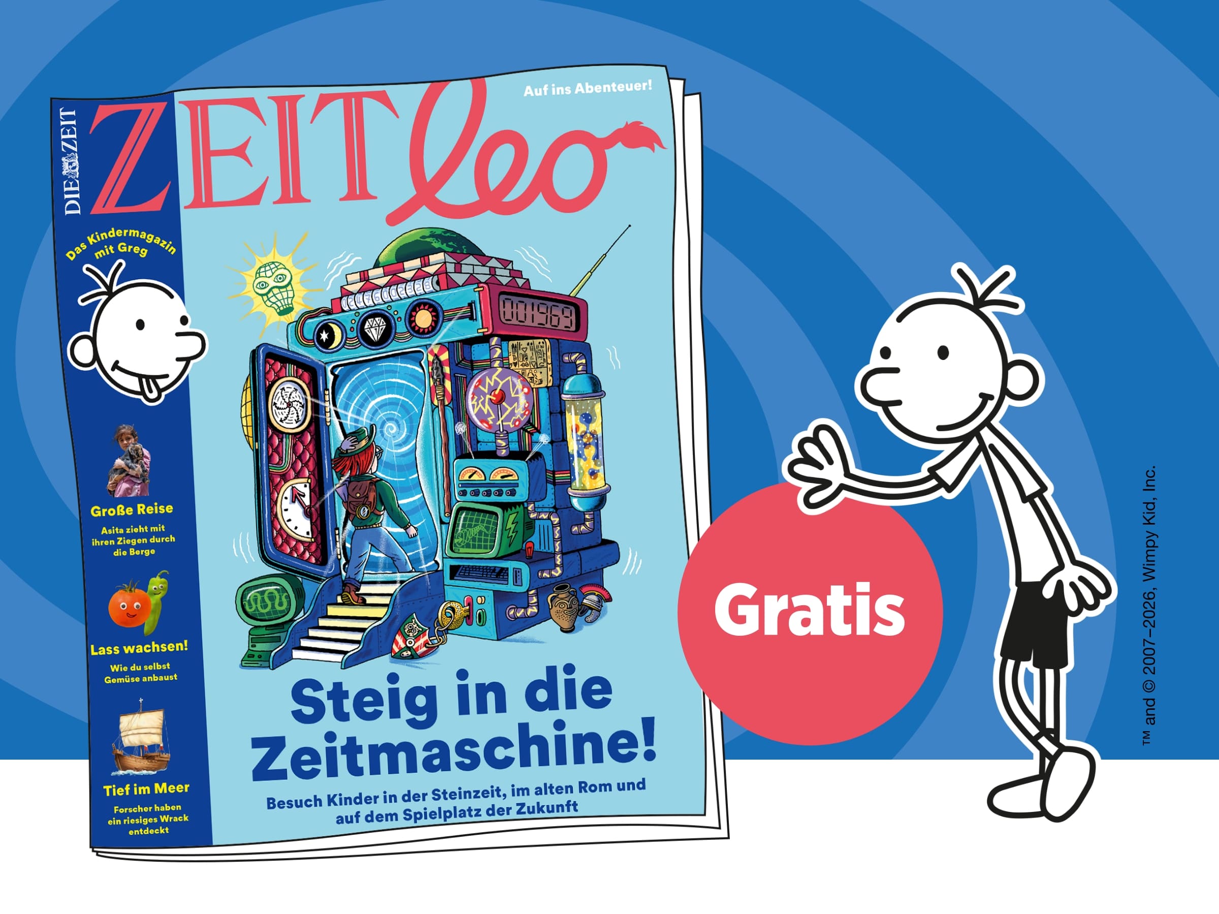 Eine Ausgabe ZEIT LEO gratis testen