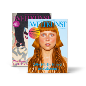 Cover von zwei WELTKUNST Magazinen