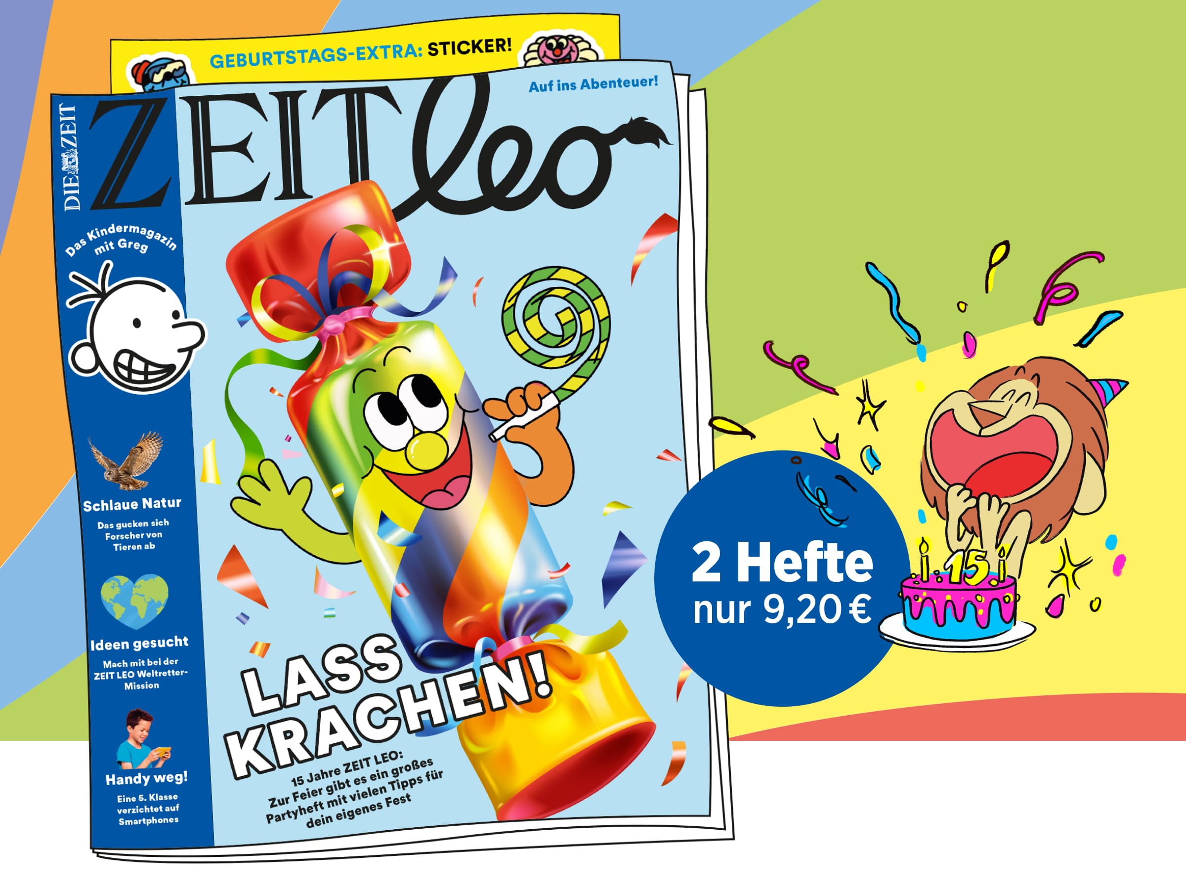 2 Ausgaben ZEIT LEO für nur 9,20 Euro