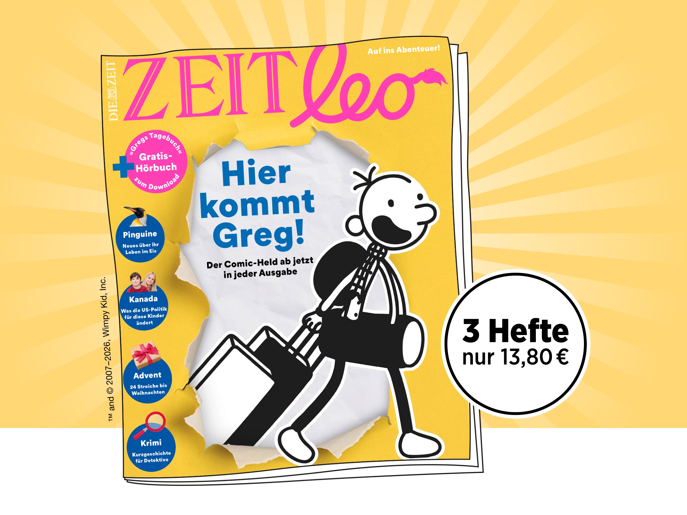 ZEIT LEO Angebot 3 Hefte für nur 13,80 €