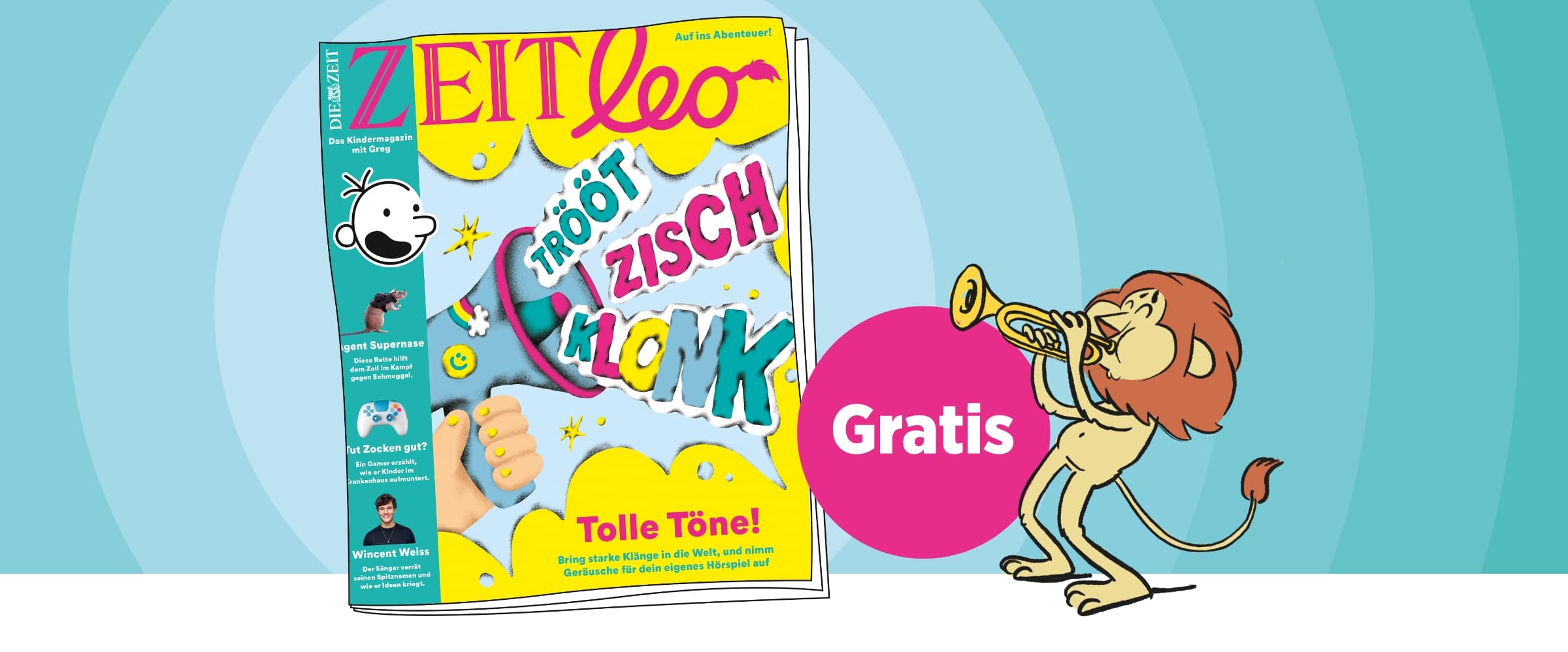 Eine Ausgabe ZEIT LEO gratis testen