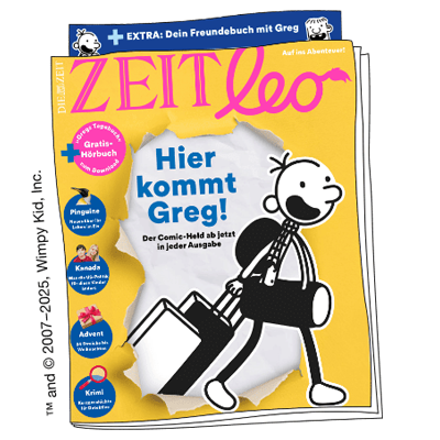 ZEIT LEO Ausgabe: Hier kommt Greg!