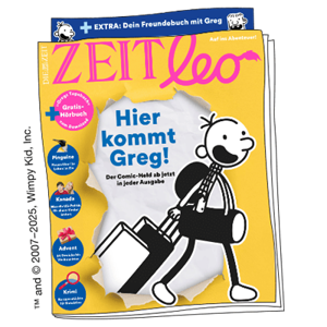 ZEIT LEO Ausgabe: Hier kommt Greg!