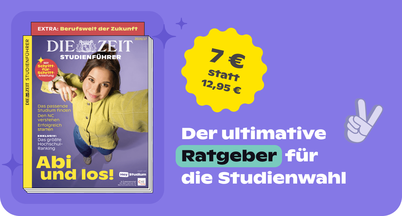 ZEIT Studienführer, Der ultimative Ratgeber für die Studienwahl, 7 € statt 12,95 €