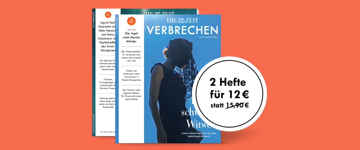 Zwei ZEIT Verbrechen Hefte für 12€ statt 15,90€
