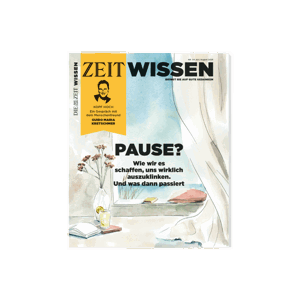 ZEIT WISSEN Cover, Ausgabe Nr. 4/25 "Pause"