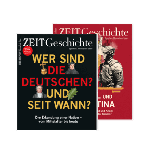 Zwei Ausgaben ZEIT Geschichte