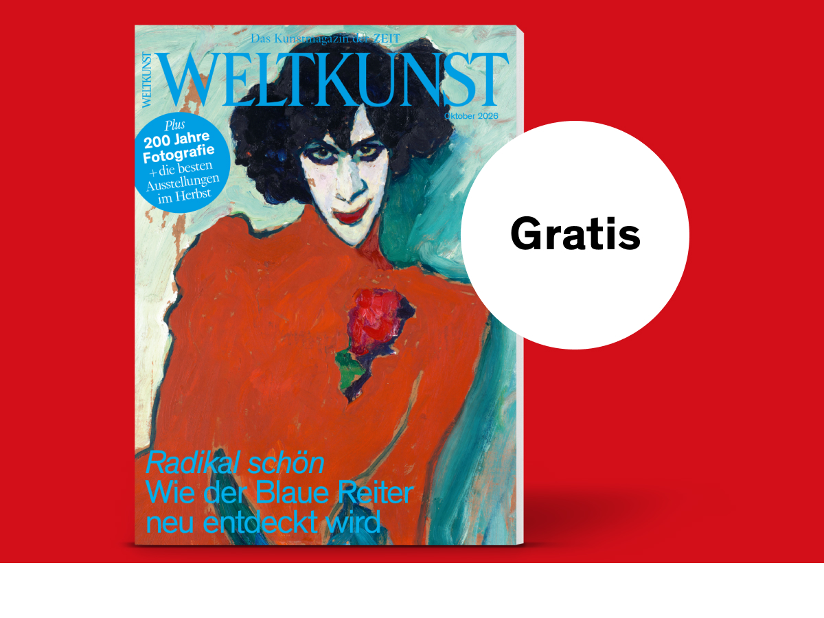 Eine Ausgabe Weltkunst gratis