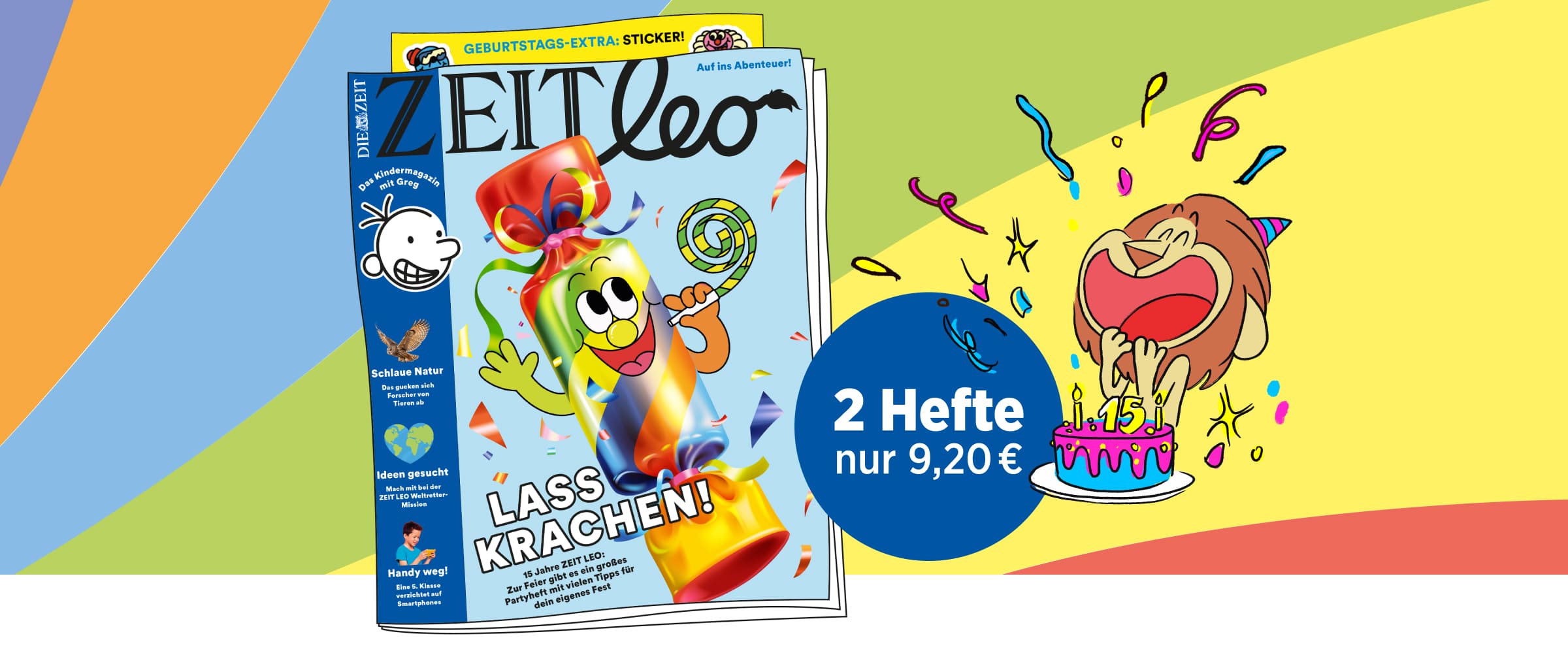 2 Ausgaben ZEIT LEO für nur 9,20 Euro