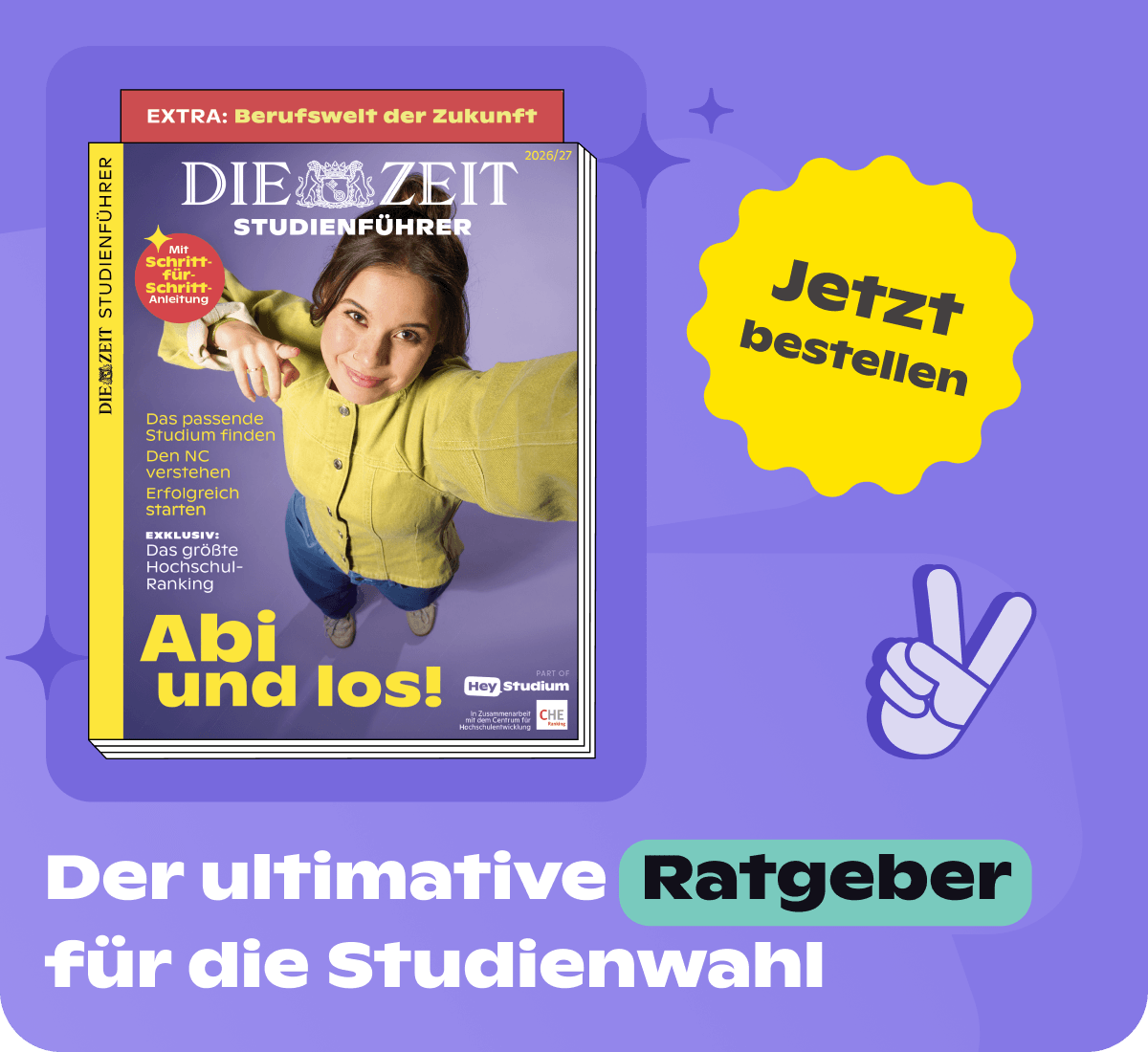 ZEIT Studienführer, Der ultimative Ratgeber für die Studienwahl, Jetzt bestellen