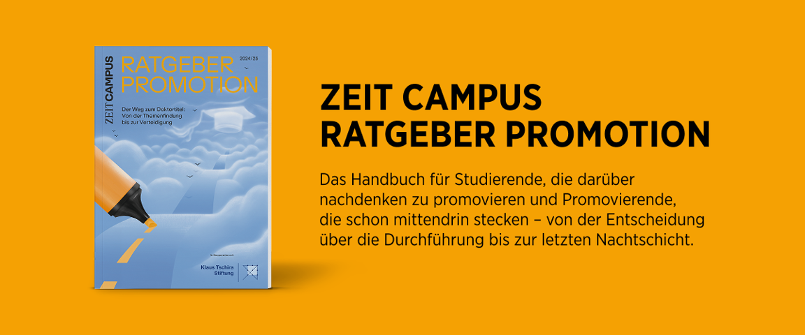 ZEIT CAMPUS Ratgeber Promotion