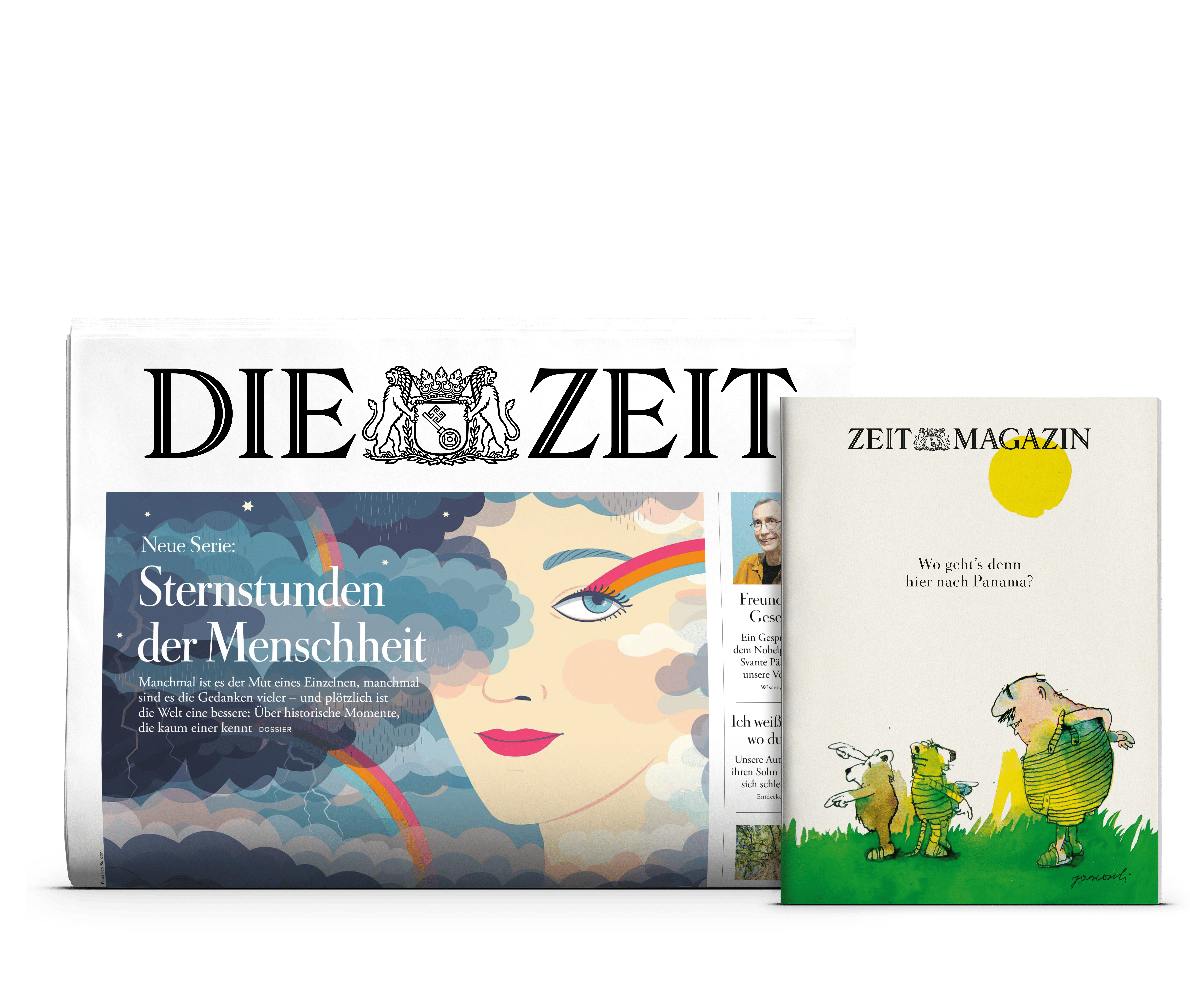 Titelcover von DIE ZEIT Print und ZEIT Magazin