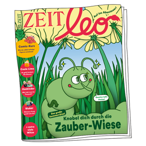 ZEIT LEO Ausgabe "Knobel dich durch die Zauber-Wiese"
