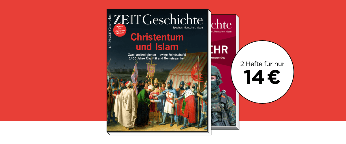 Zwei Ausgaben ZEIT Geschichte für nur 14 Euro sichern