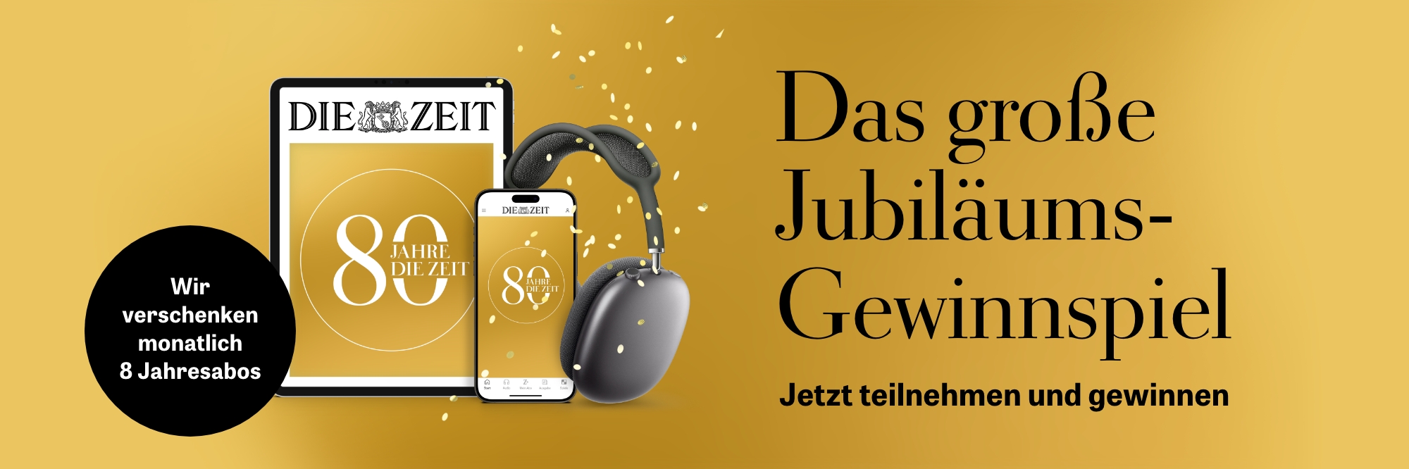 Das große Jubiläums-Gewinnspiel - Jetzt teilnehmen und gewinnen