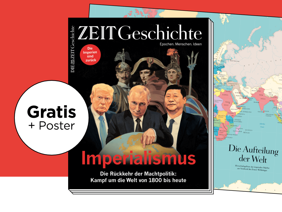 Angebot, die ZEIT Geschichte Ausgabe Imperialismus inklusive Poster gratis testen