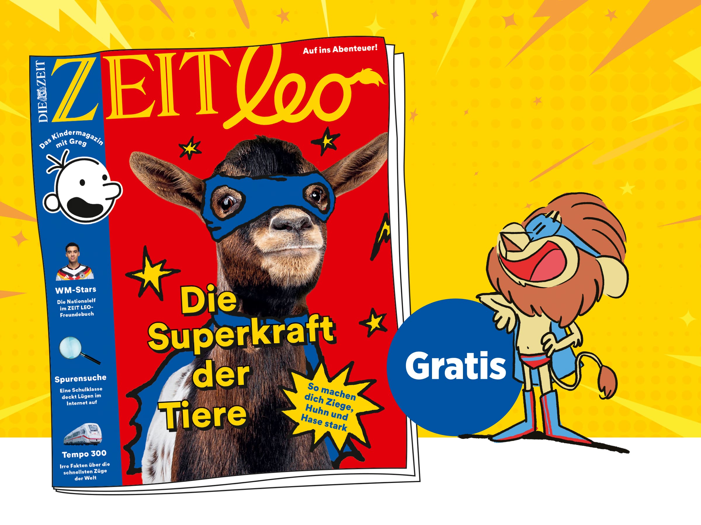 Eine Ausgabe ZEIT LEO gratis testen