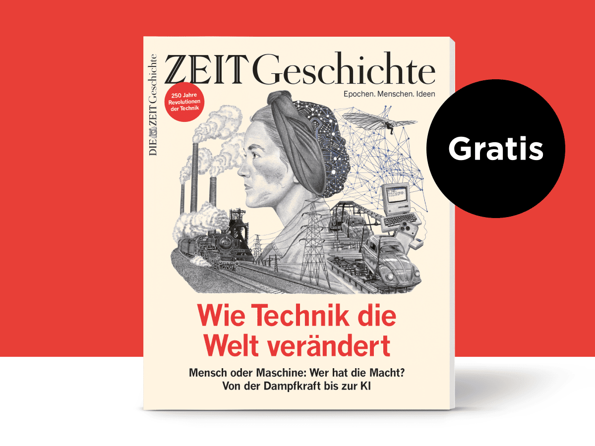 ZEIT Geschichte Ausgabe "Wie Technik die Welt verändert" gratis sichern