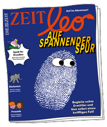 ZEIT LEO Ausgabe "Auf spannender Spur"